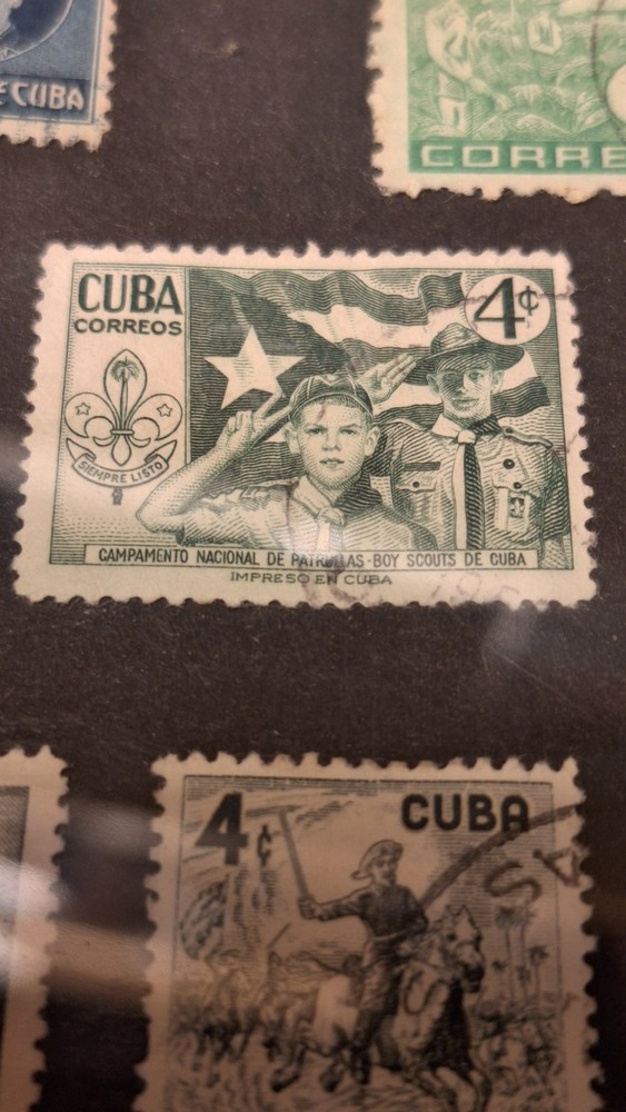 Postage Stamp Caribbean Boy Scouts 4 Cent