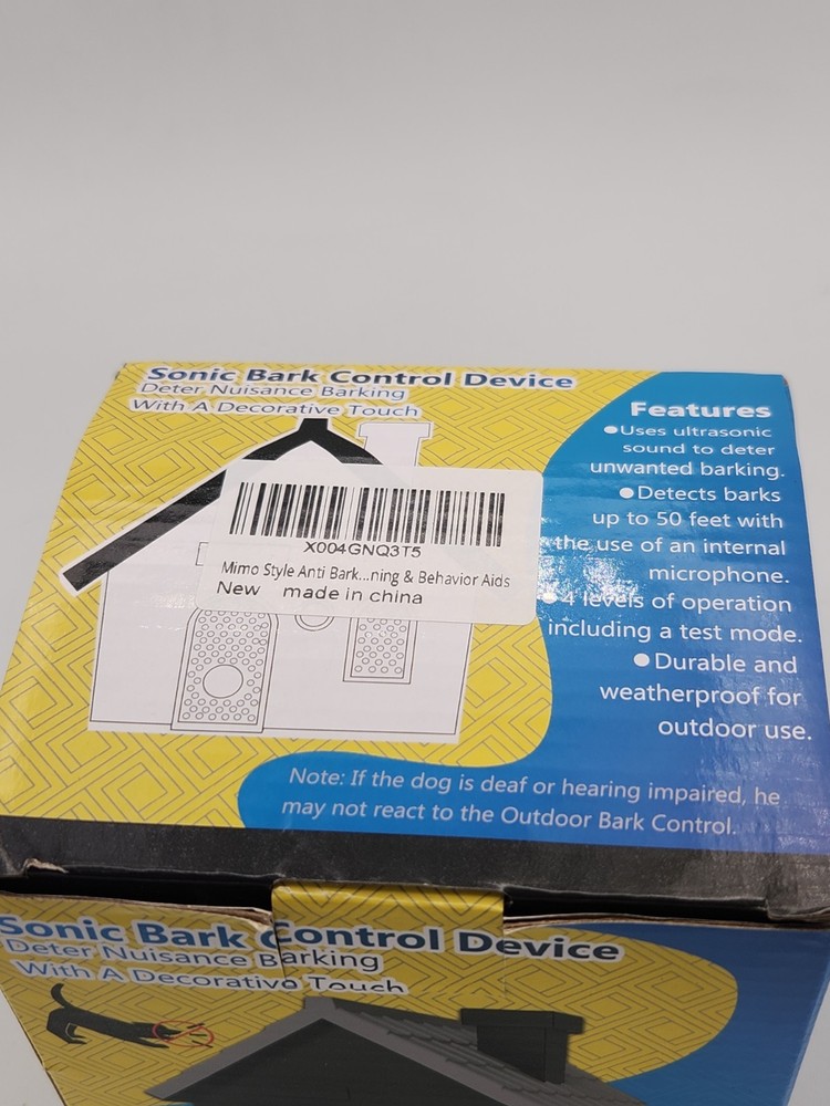 Sonic Bark Control Device