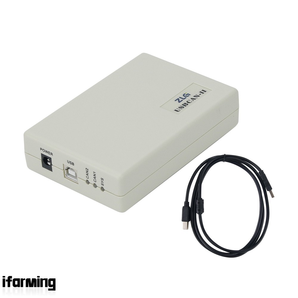ZLG USBCAN-II USB to CAN Adapter CAN Bus Analyzer Debugger w/ 2CH CAN for Linux