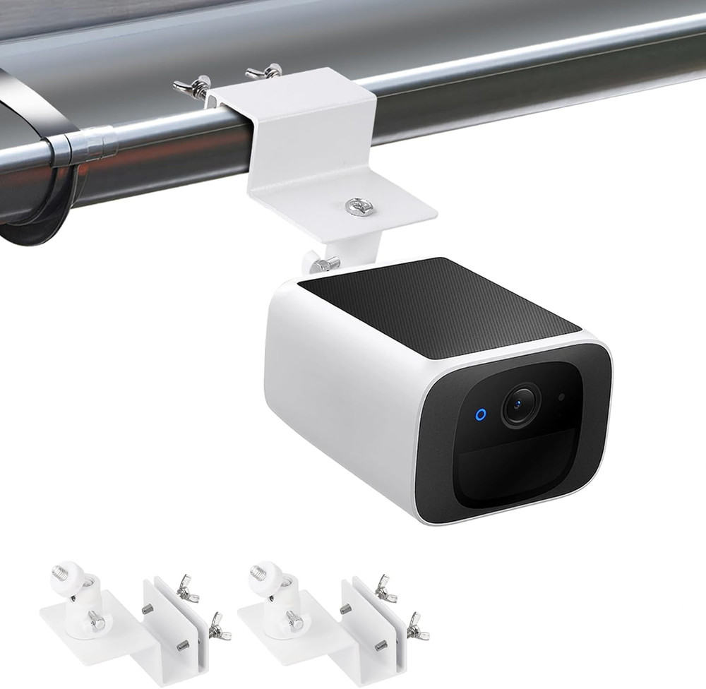 2Pack Gutter Mount Compatible with Eufy Security Solocam S220/C210, Eufycam