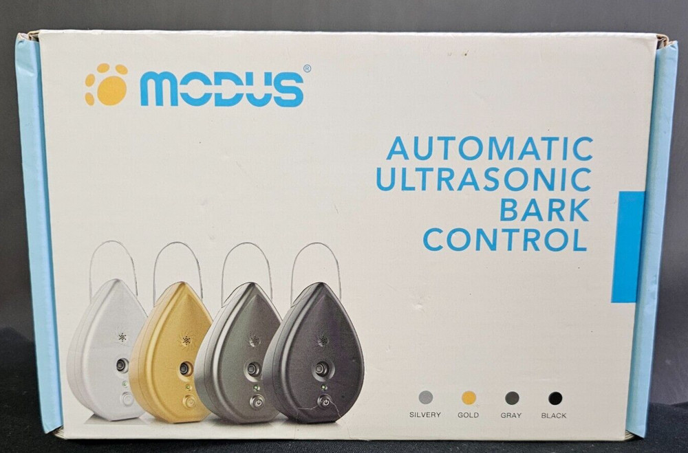 MODUS Automatic Ultrasonic Bark Control Black NIB