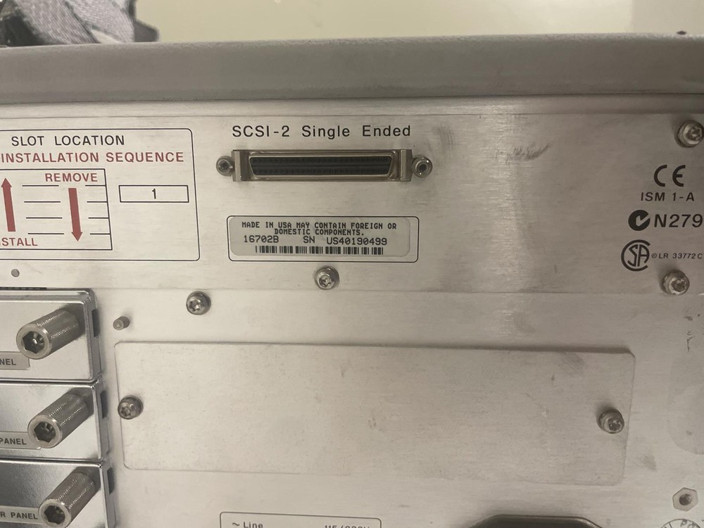 AGILENT 16702B LOGIC ANALYSIS SYSTEM