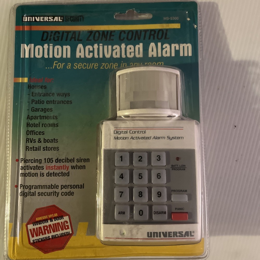 Motion Activated Alarm Hs-5300 Security System