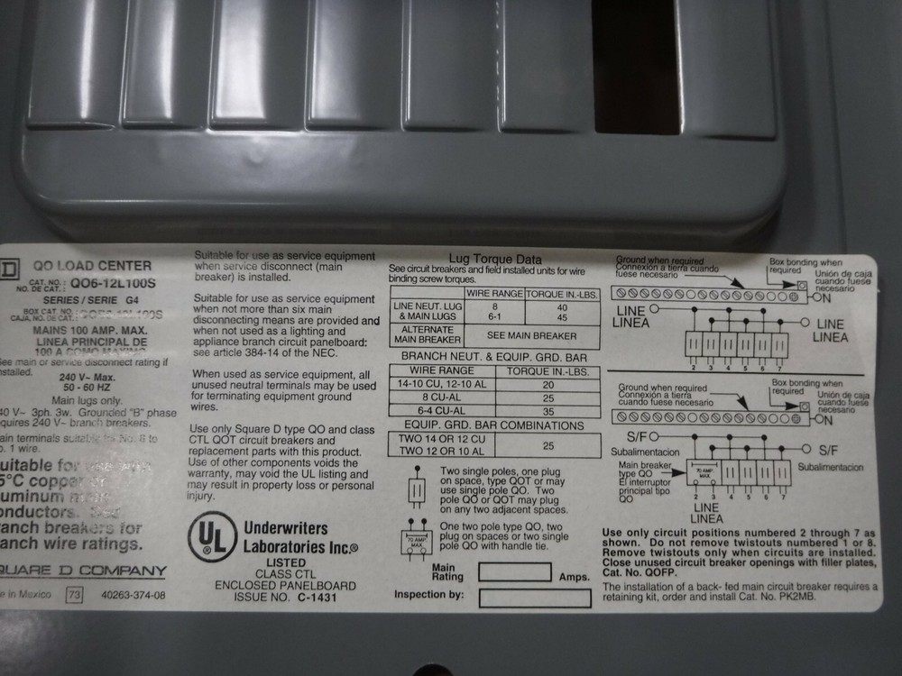 SQUARE COMPANY CIRCUIT BOX