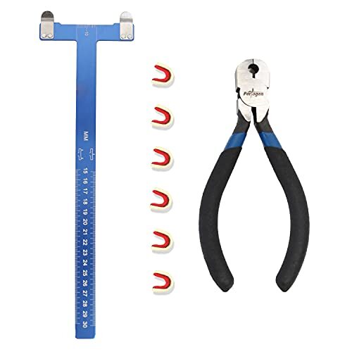 Archery Bow String Points Nock Pliers Set T Shape Bow Square Ruler Kit