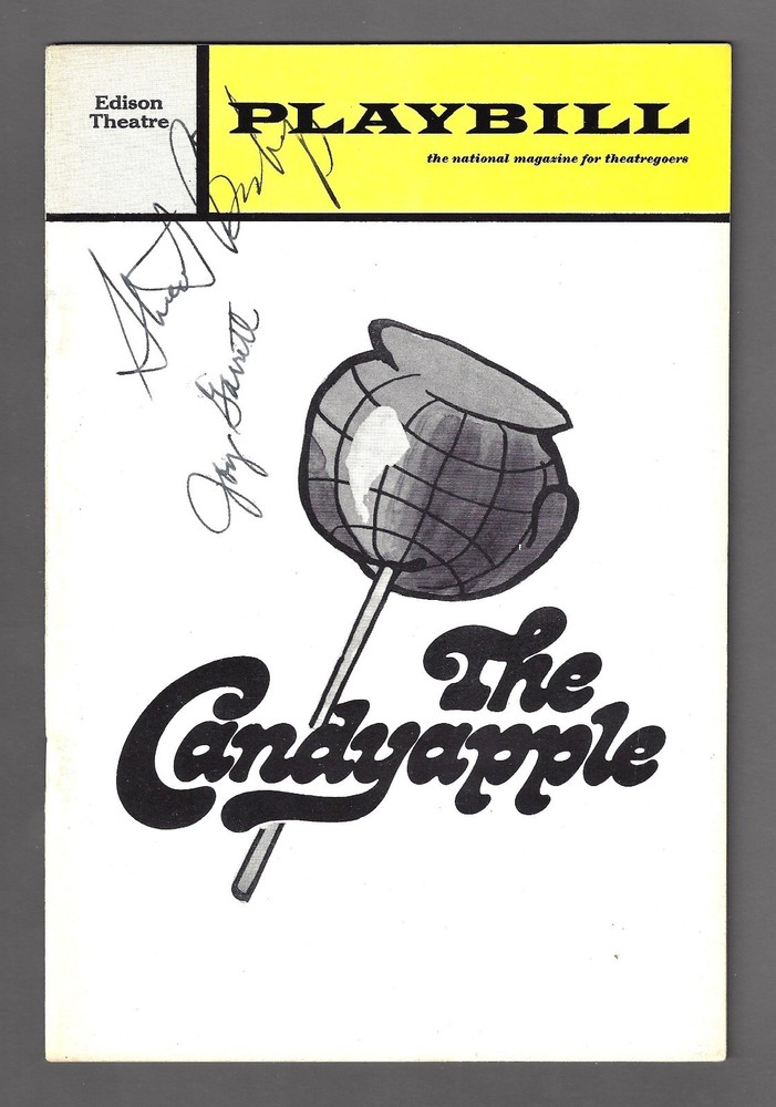 Joy Garrett (Signed) "CANDYAPPLE" John Beal / Stuart Bishop 1970 FLOP Playbill