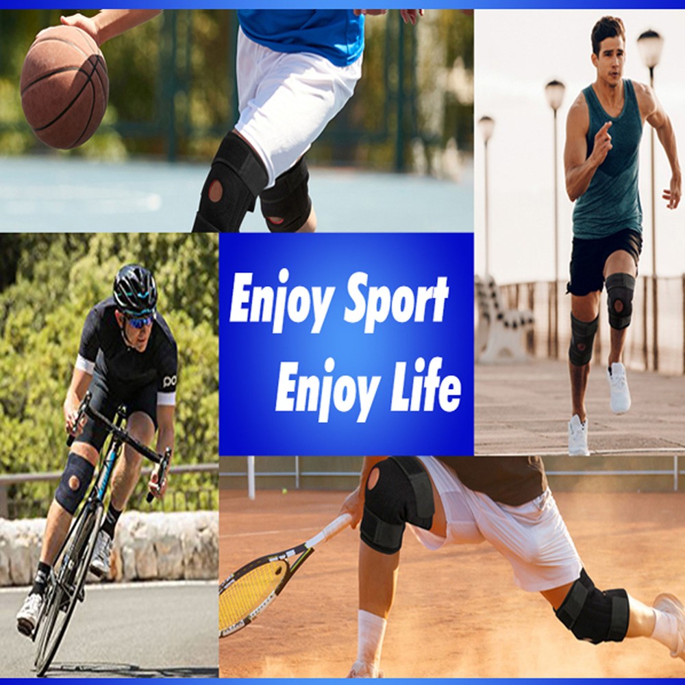 Knee Brace Compression Sleeve Support Sport Joint Arthritis Patella Stabilizer