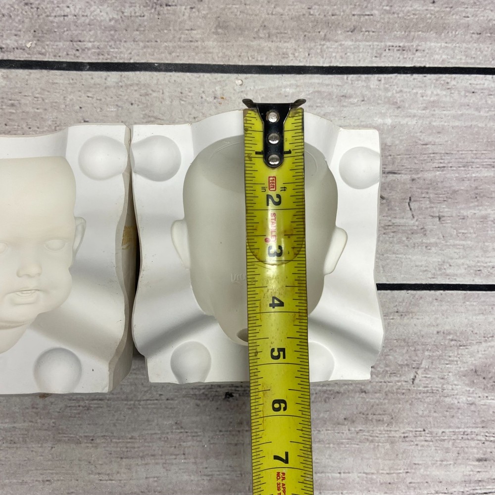 Vintage Kentucky Mold Ceramic Casting Mold Doll Face Head #393