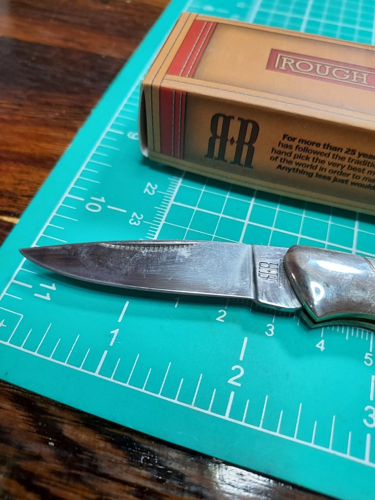 Rough Ryder Small Lockback with Smooth Bone Handle Pocket Knife - NEW