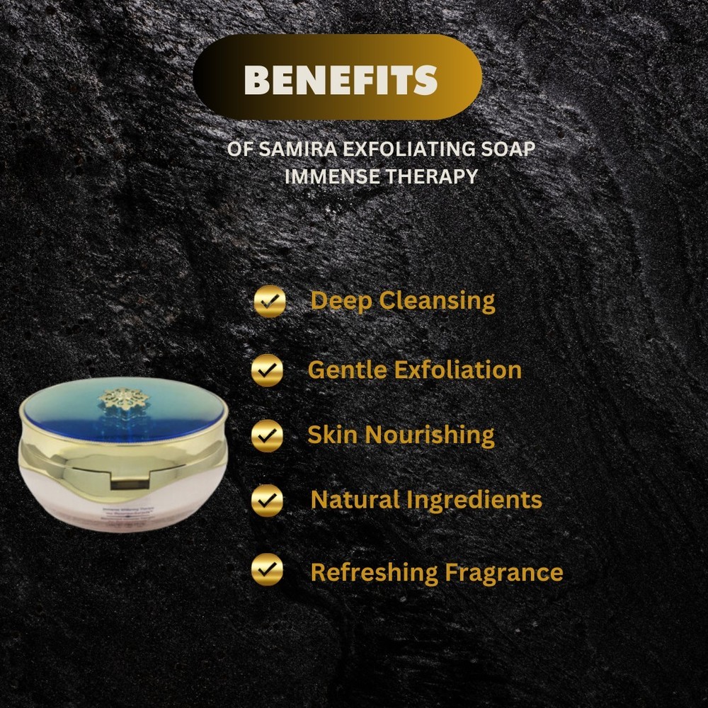 SAMIRA Exfoliating Soap Immense Whitening Therapy. Samira