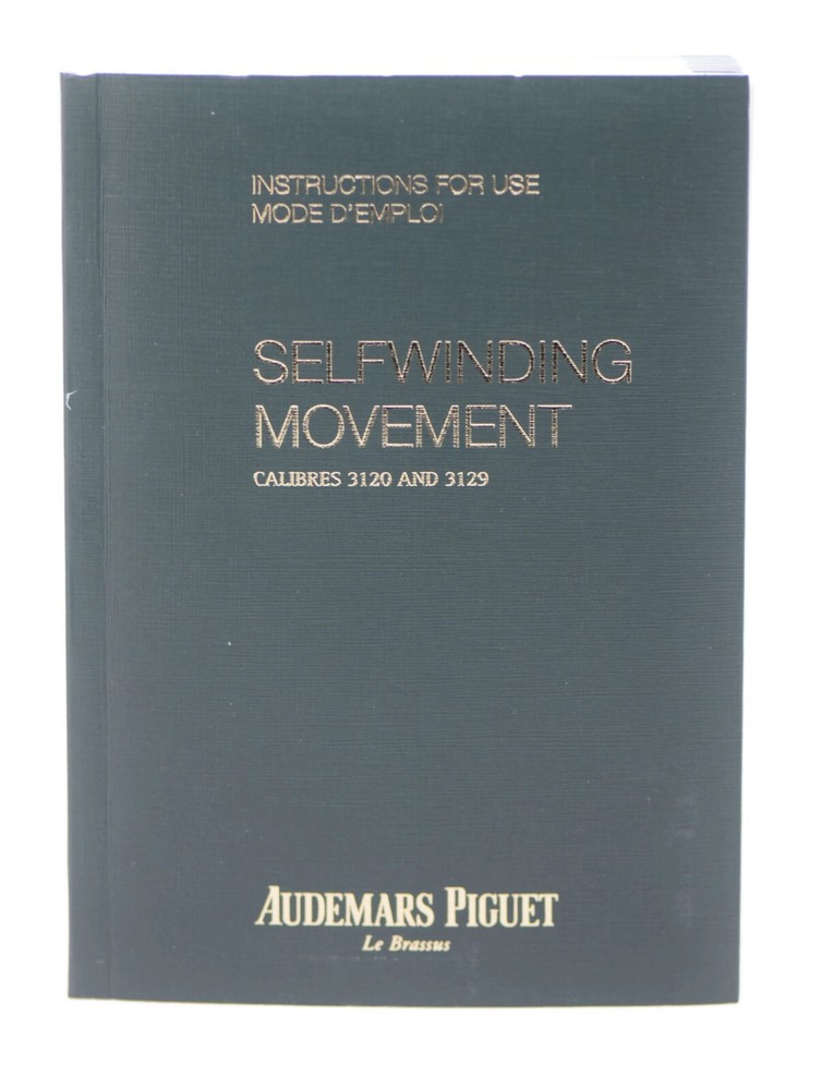 Audemars Piguet Cal 3120/3129 Booklet Manual