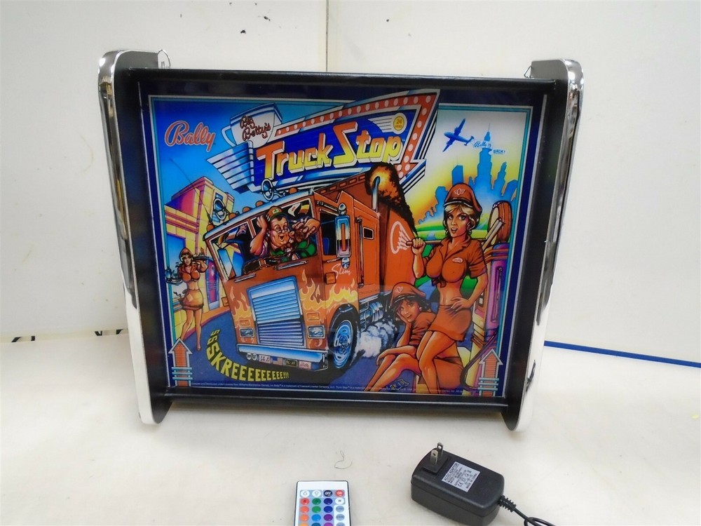 Bally Truck Stop Pinball Head LED Display light box