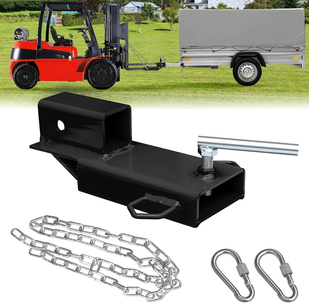 Forklift Trailer Hitch Attachment, EBESTTECH 1PC Fork Trailer Hitch Attachmen...