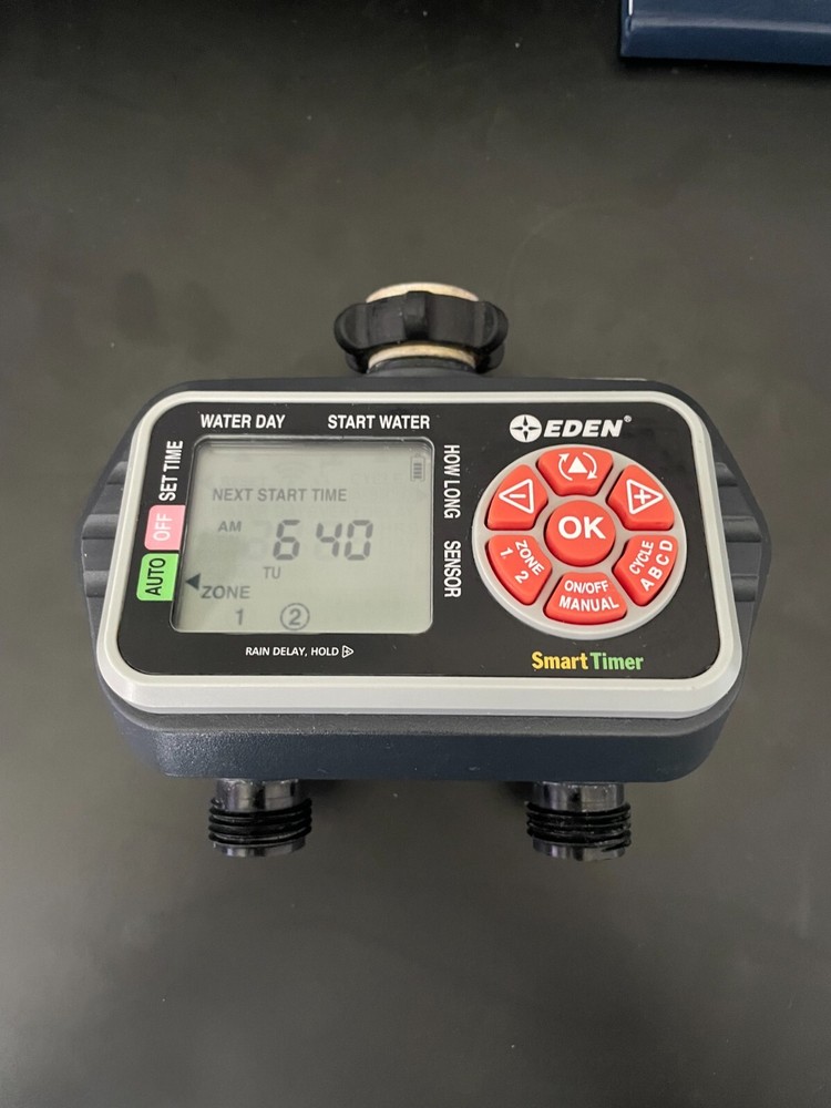 Eden 25412 Programmable Digital Water Timer 2-Zone