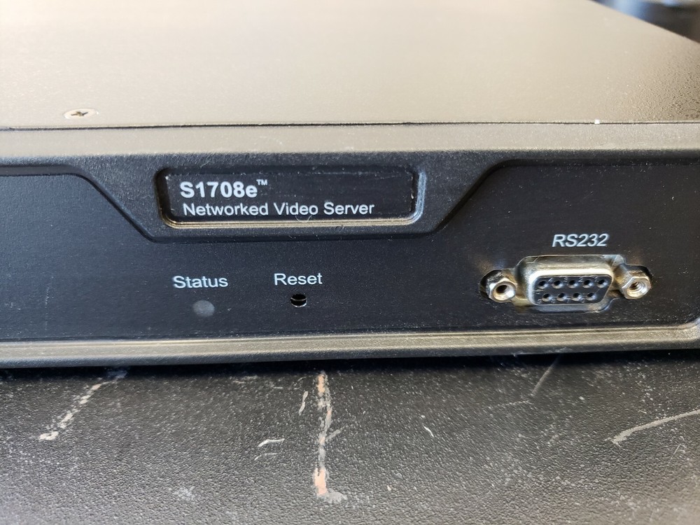 VERINT S1708e-T NEXTIVA 8 CHANNEL VIDEO ENCODER USED TESTED