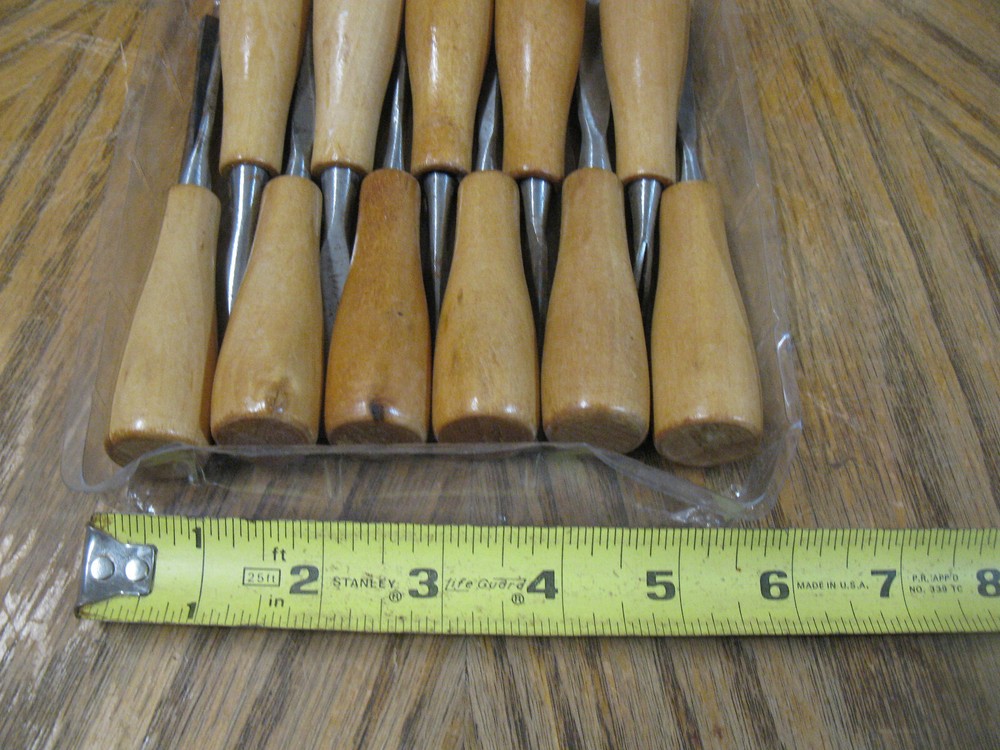 11 Piece Wood Carving Hand Chisel Tool Set Professional Woodworking Gouges Steel