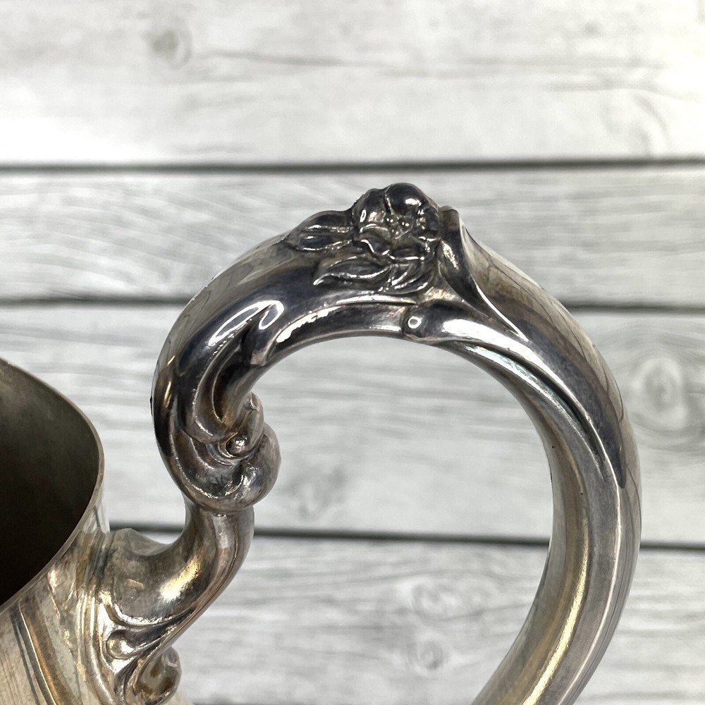 Vintage Silver Plated Pitcher FB Rogers silver co # 1117