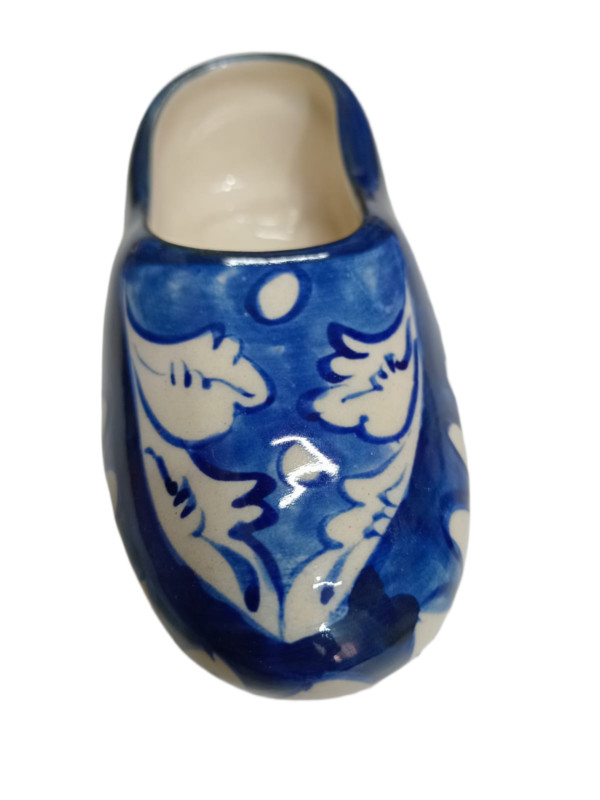 Blue Pottery Shoe Decor