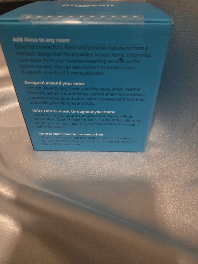 Amazon Echo Dot (3rd Generation) Smart Speaker with Alexa - Charcoal