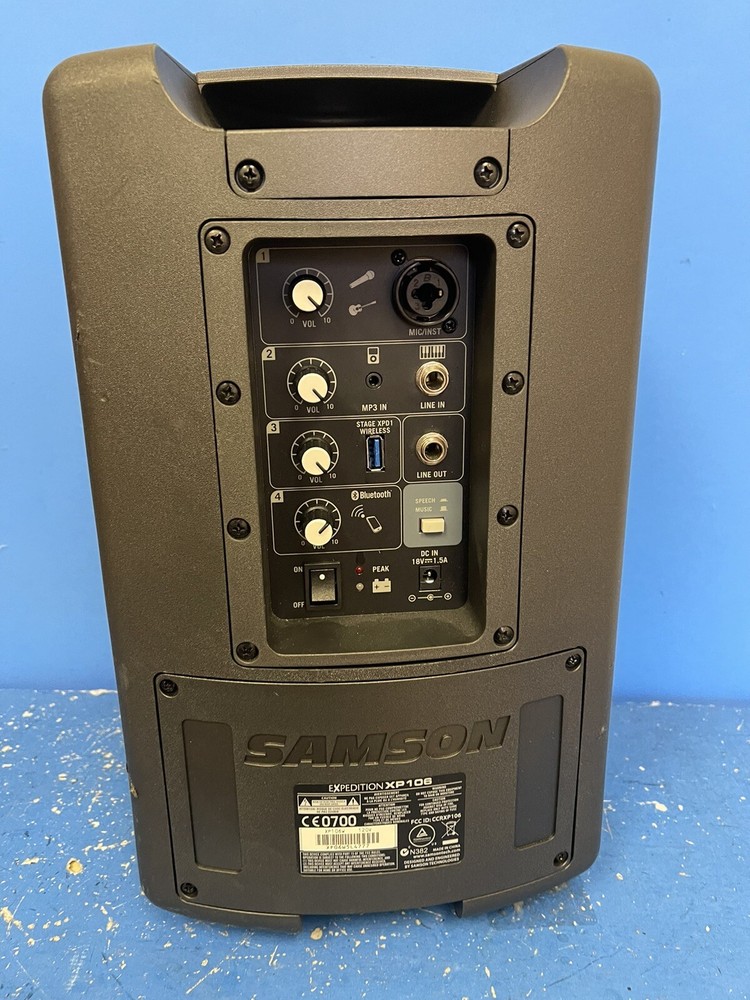 Samson EXPEDITION XP106W Portable PA Wireless System & Bluetooth xp106
