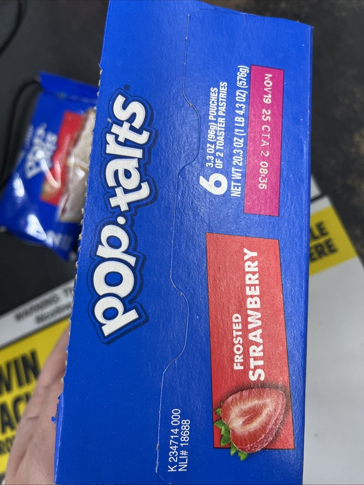 6 Strawberry Pop Tart Pouches