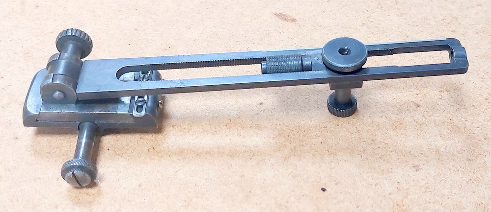 long range target rifle sight for back position shooting