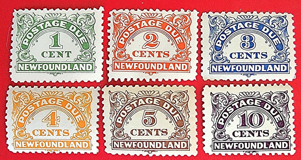 Canada Newfoundland J1-J7  Postage Due - MH