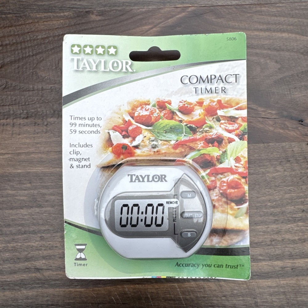 Taylor Digital Plastic Clip Timer 5806