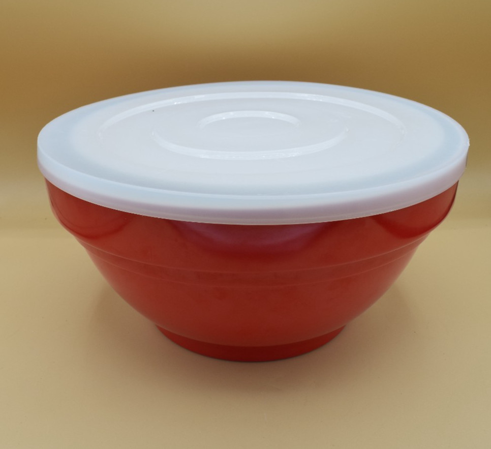 MELAMINE MIXING BOWL SET WITH LIDS 3 Pcs