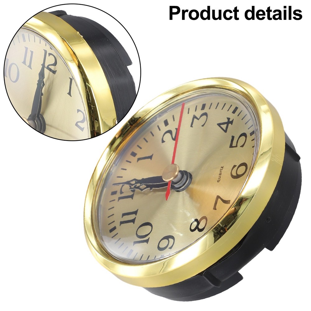 80MM Quartz Clock Insert with Readable Arabic Numerals for Easy Timekeeping