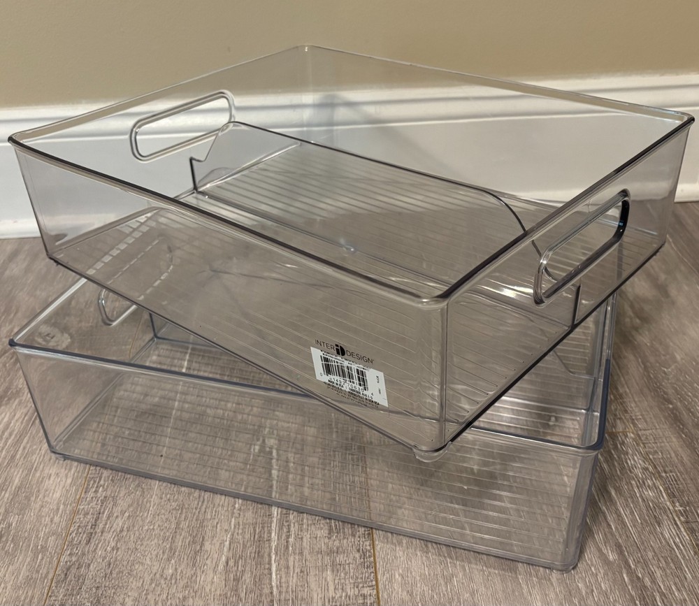 InterDesign Fridge Bins Deep Split Bin - Great for Stamp and Die Storage