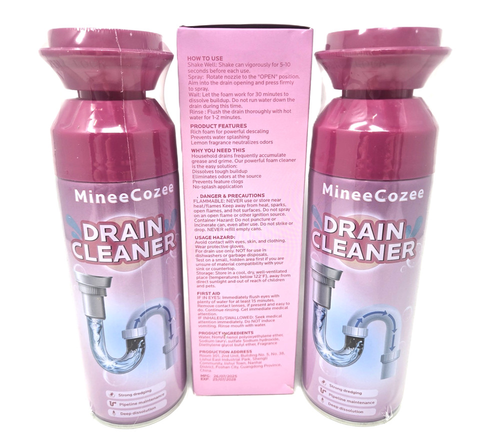 (2 Pack Set) Drain Cleaner, 17 fl. oz Each