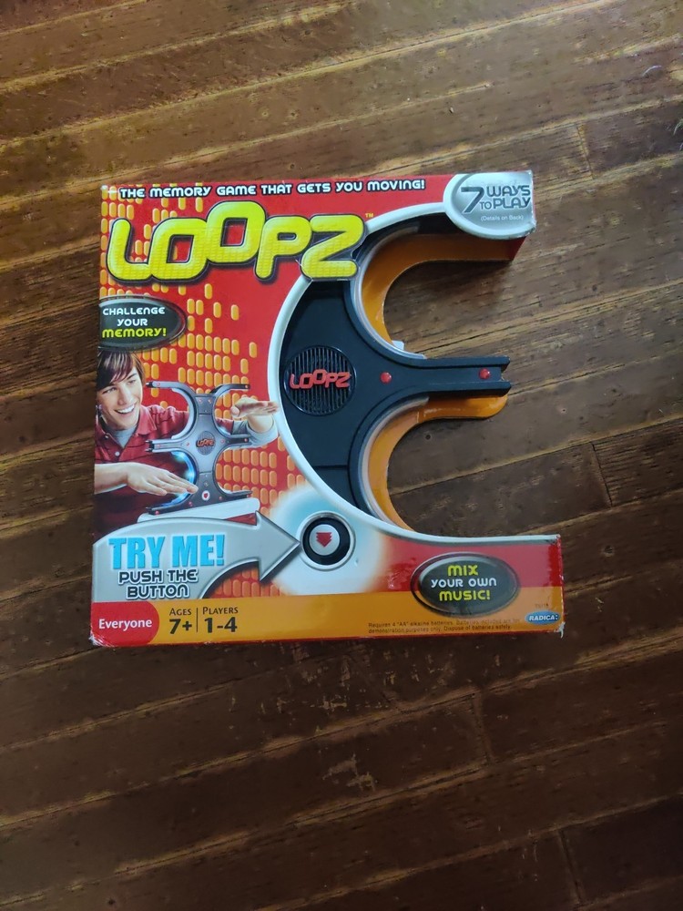 Loopz Memory Game Ages 7+ New in Box Memory Reflex Music MEMORY GAME