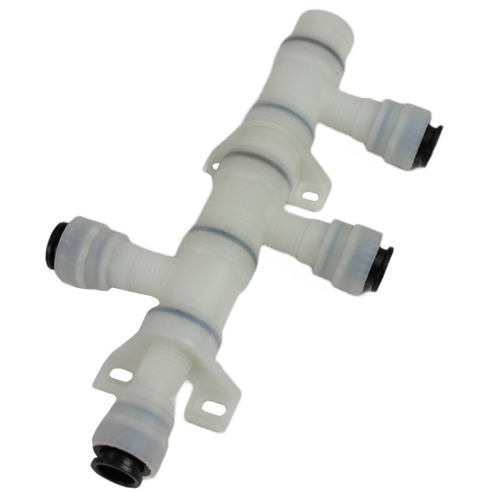 3 x John Guest water distributor distributor block 360° adjustable motorhome caravan