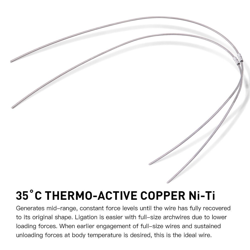 Dental Orthodontic Copper Cu-NiTi Arch Wire Stops Round/Rectangular Damonform