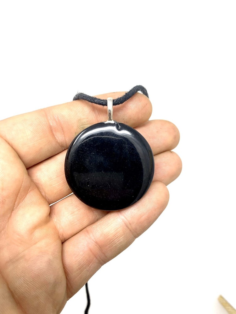 Star Pentacle Labradorite Orgonite Pendant With EMF Sheild