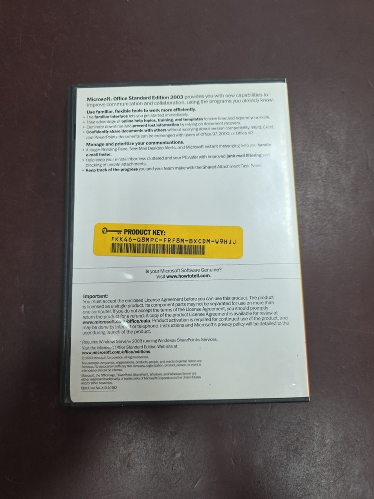 Microsoft Office Standard Edition 2003