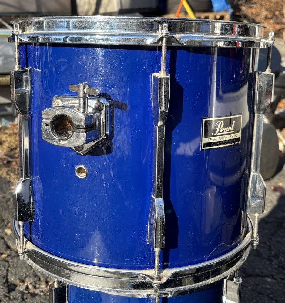 Pearl Export Blue 12” Tom Drum II