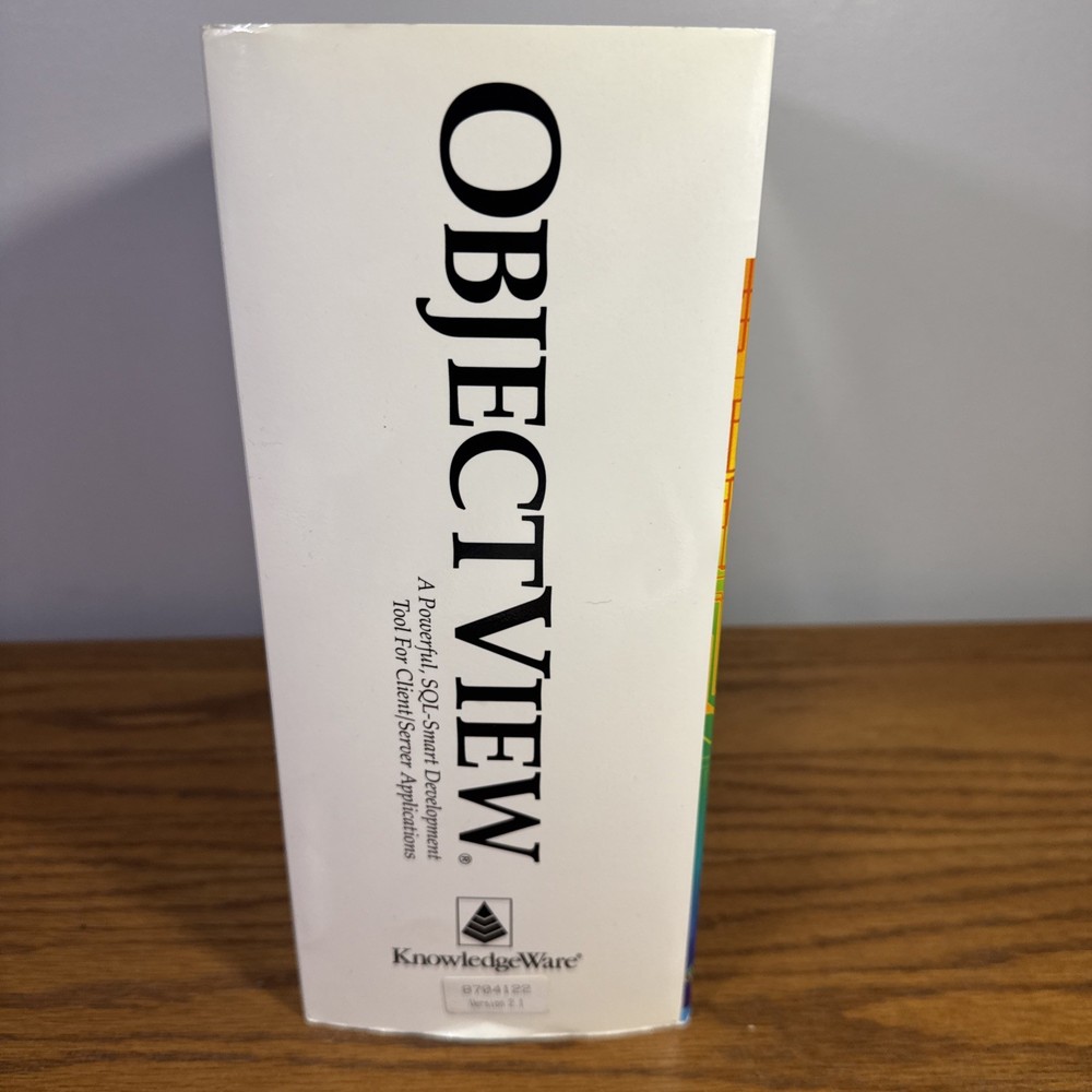 Knowledgeware ObjectView 1.2 SQL Smart Development Tool Client Server Applicati