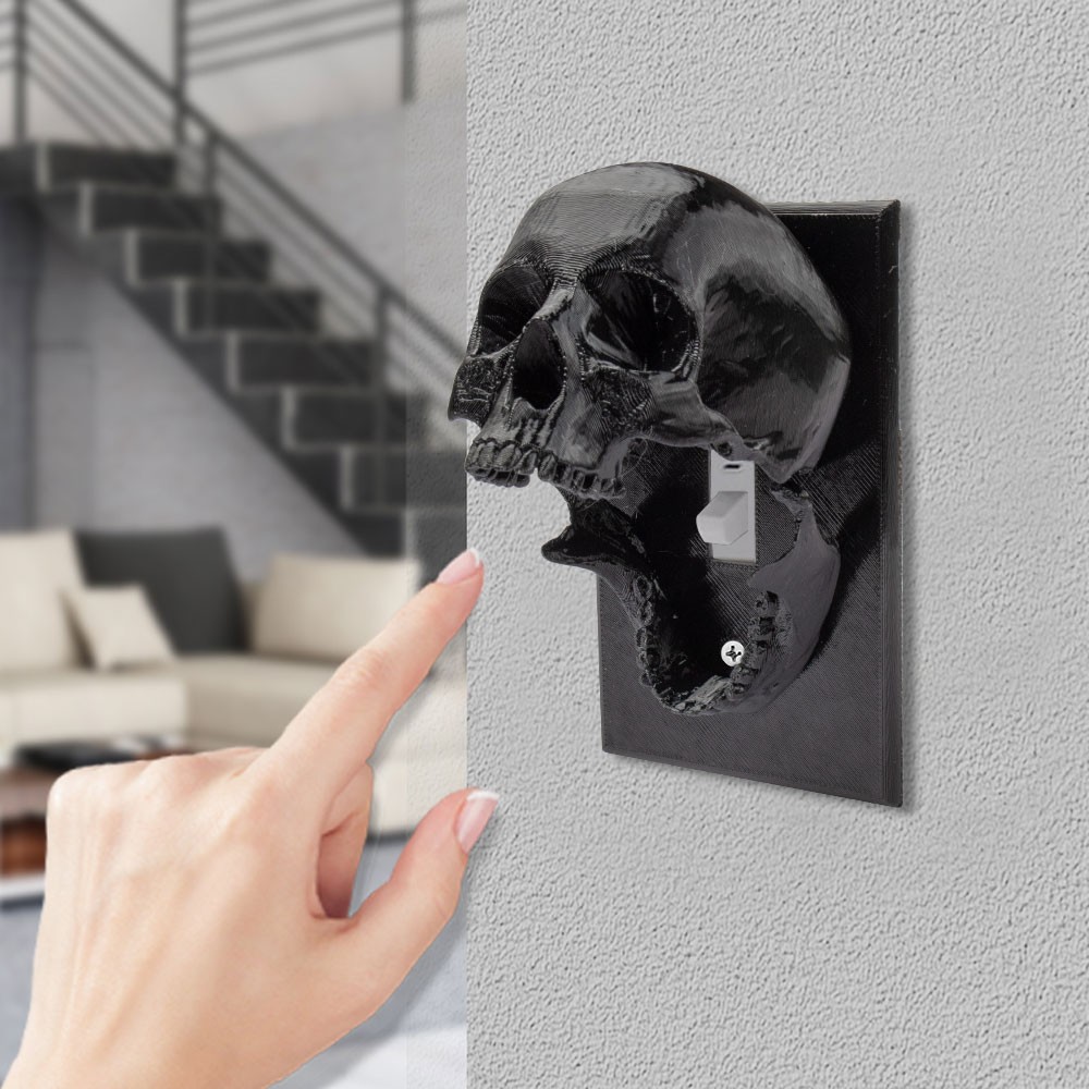 Skull Light switch plate NTL