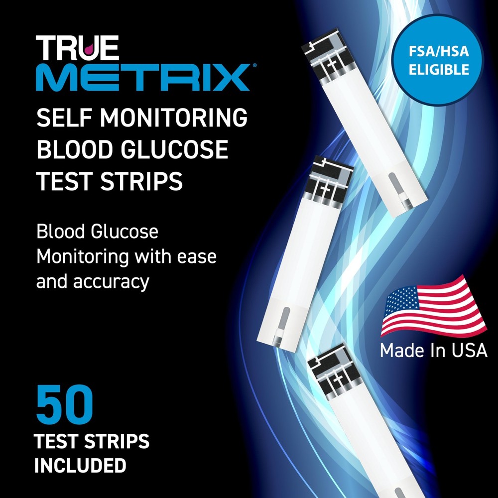 Glucose Test Strips, 50 Count
