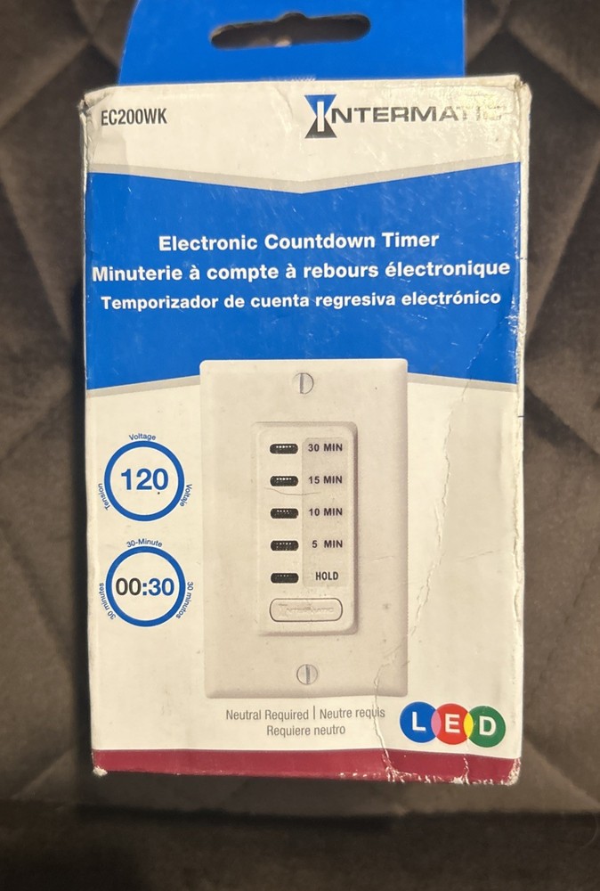 Intermatic Electronic Countdown Timer (30 minute) EC200WK