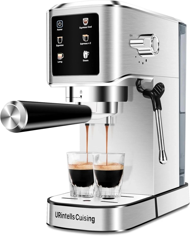 Commercial Espresso and Coffee Makers Espresso Machine 20 Bar, Touch Screen