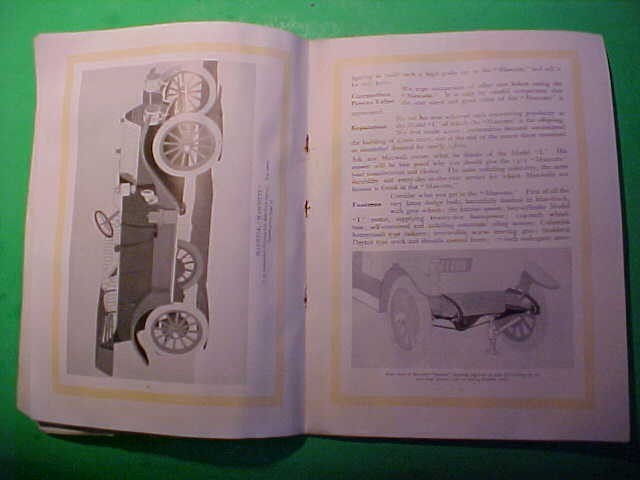 1912 Maxwell Motor Car Catalog