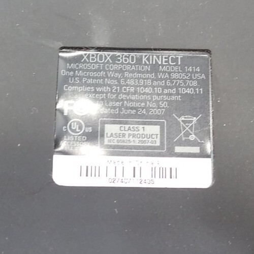 Genuine Microsoft Kinect XBOX 360 Kinect Sensor Bar Model 1414 Tested Black