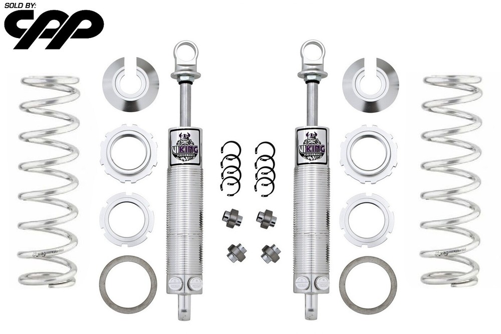 Viking Double Adjustable Coilover Coil Over Performance Shocks 150LB Springs