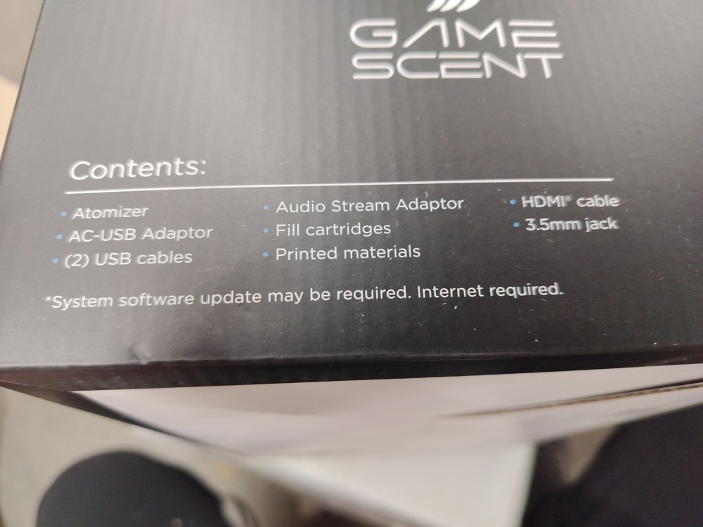 GameScent Console Atomizer , Adaptor With 6 Primary Scents