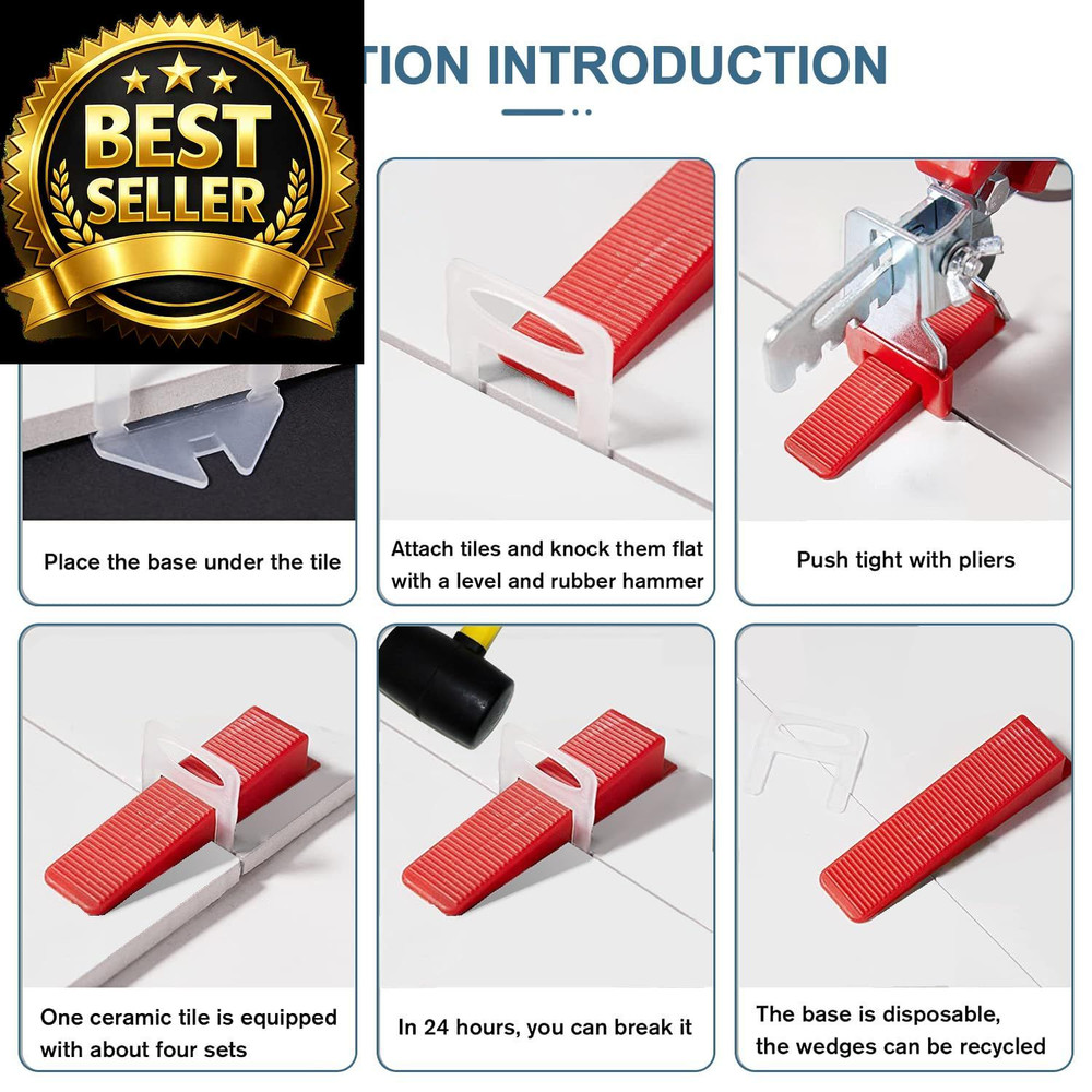 Tile Leveling System Clips 1/16" 2000 tile clips, 2000-tile