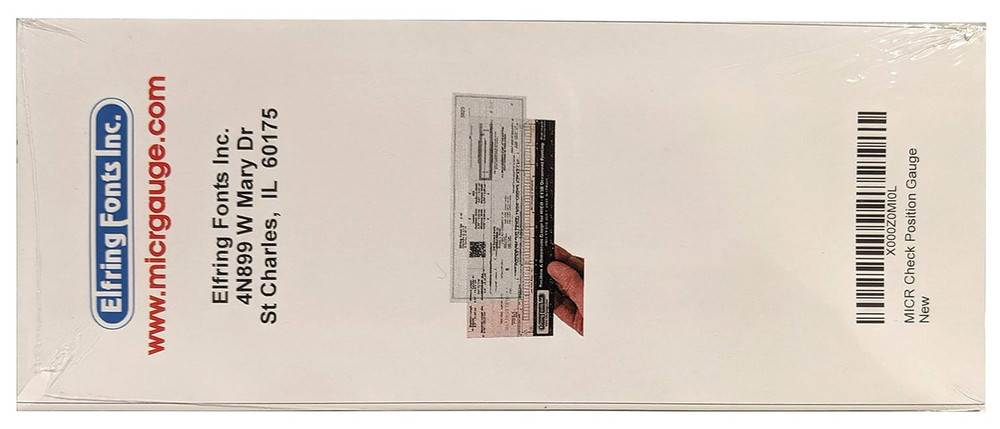 MICR Check Position Gauge