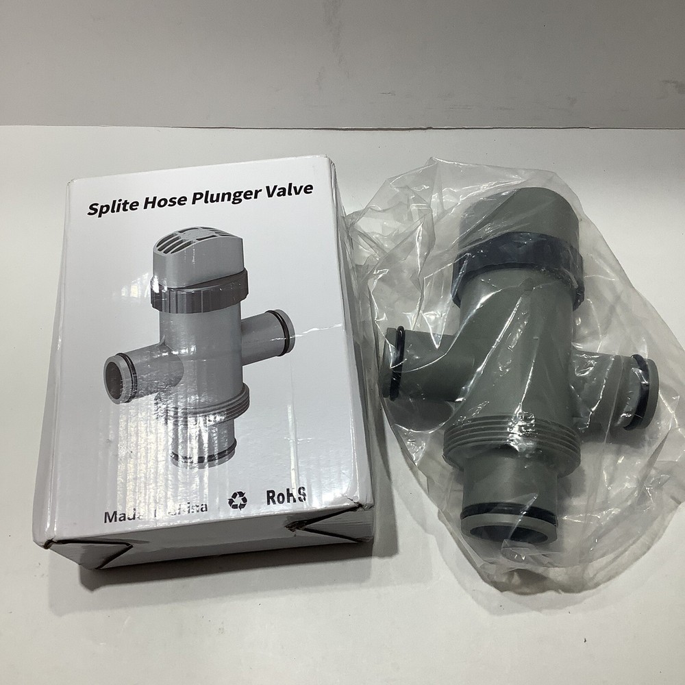 Replacement Dual Split Hose Plunger Valve Pool Part Accessory 1 pack, New